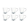 TASSE VERRE AVEC POIGNÉE MÉTAL 85 ML CAFÉ 