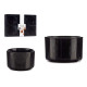 SET 6 350ML ROUND PORCELAIN BOWLS 