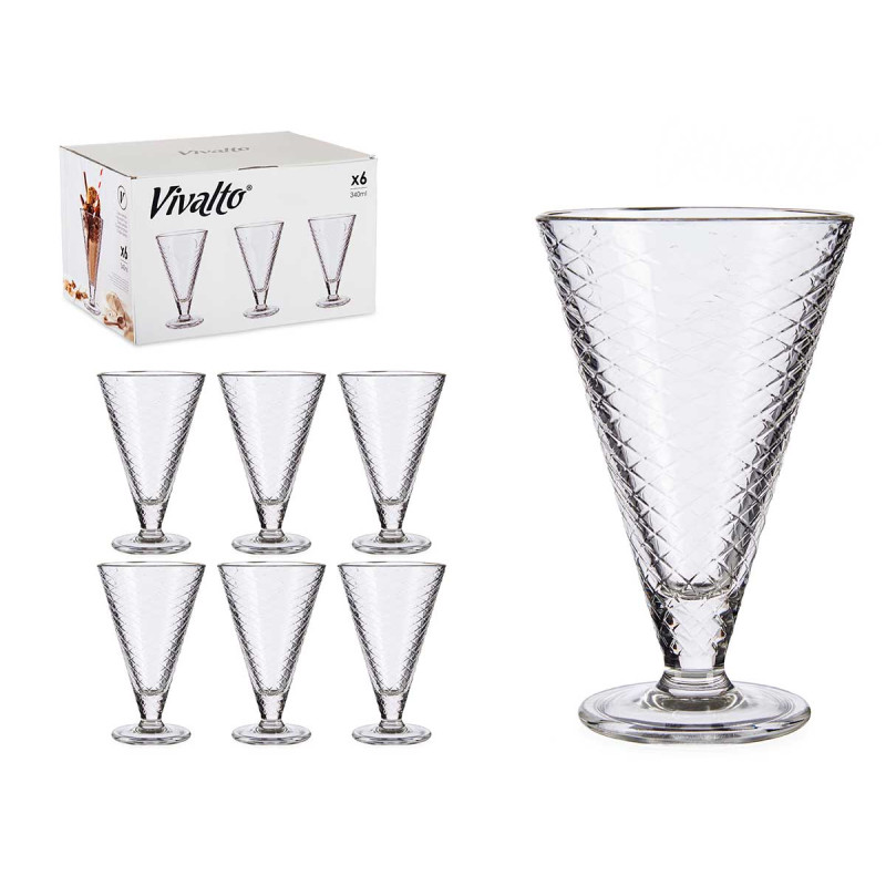 COUPE CRÈME GLACÉE EN VERRE 340 ML
