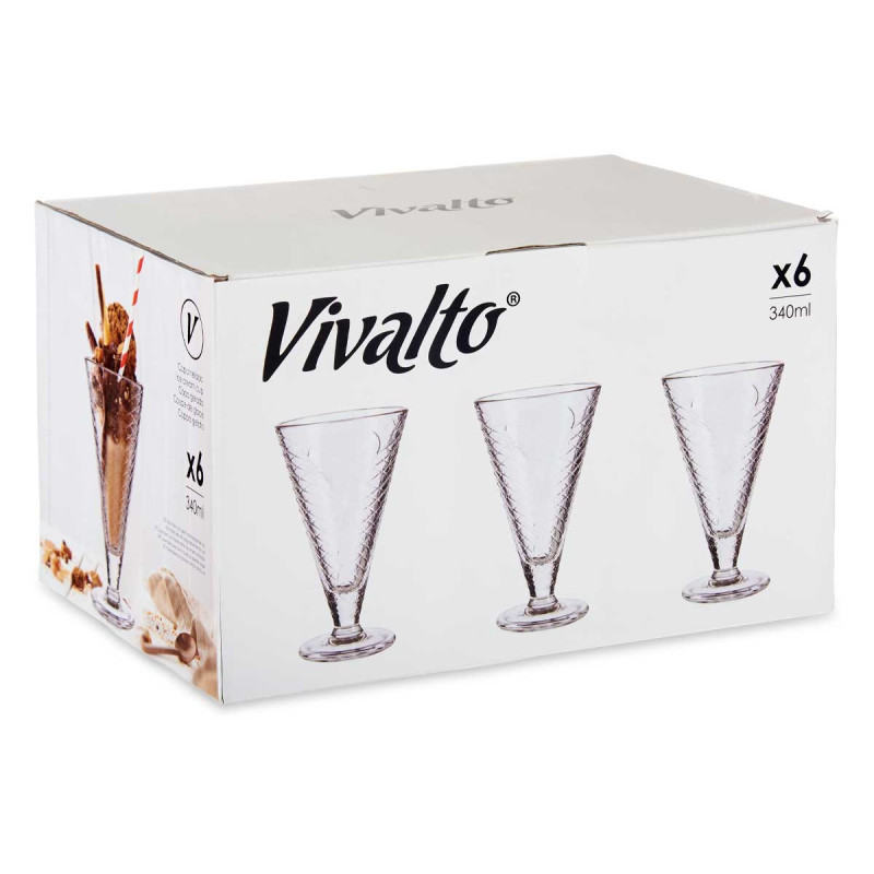 COPPA GELATO IN VETRO ALTO 340 ML