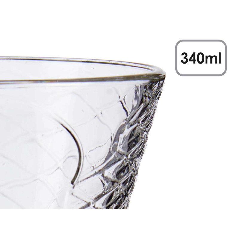 COPA HELADO VIDRIO ALTA 340 ML