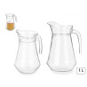 GLASS JUG 1L WITH HANDLE