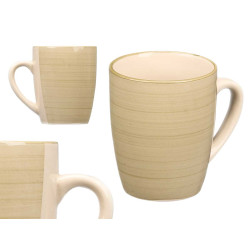 TASSE 300 ML 8,6 X 10,6 CM SPIRALE VERT OLIVE