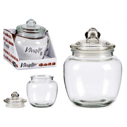 CONTENITORE IN VETRO CHIUSURA ERMETICA 1,4L