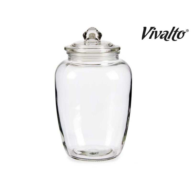 FRASCO DE VIDRO HERMÉTICO 2,3L
