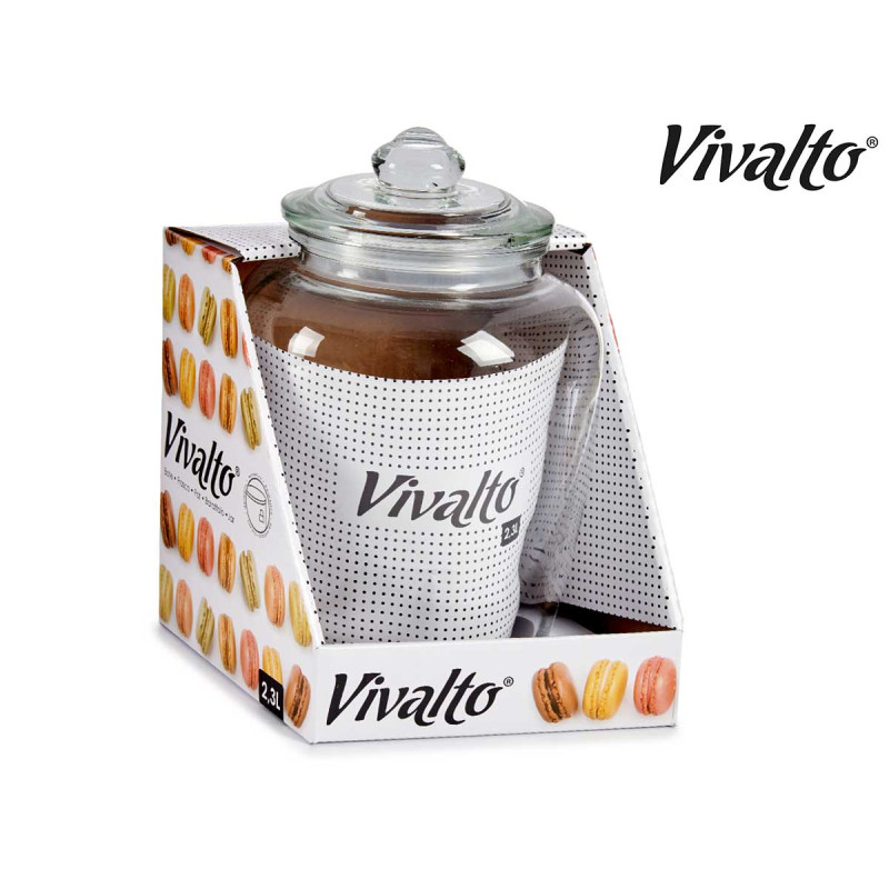 BOTE VIDRIO HERMETICO 2,3L