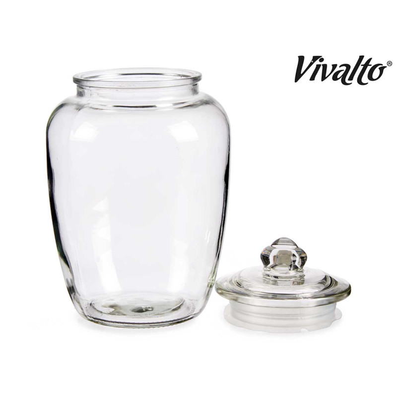FRASCO DE VIDRO HERMÉTICO 2,3L