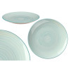 ASSIETTE PLATE 27 CM SPIRAL BLEU