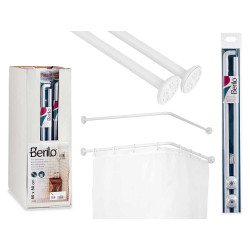 80CM SHOWER CURTAIN BAR CORNER 