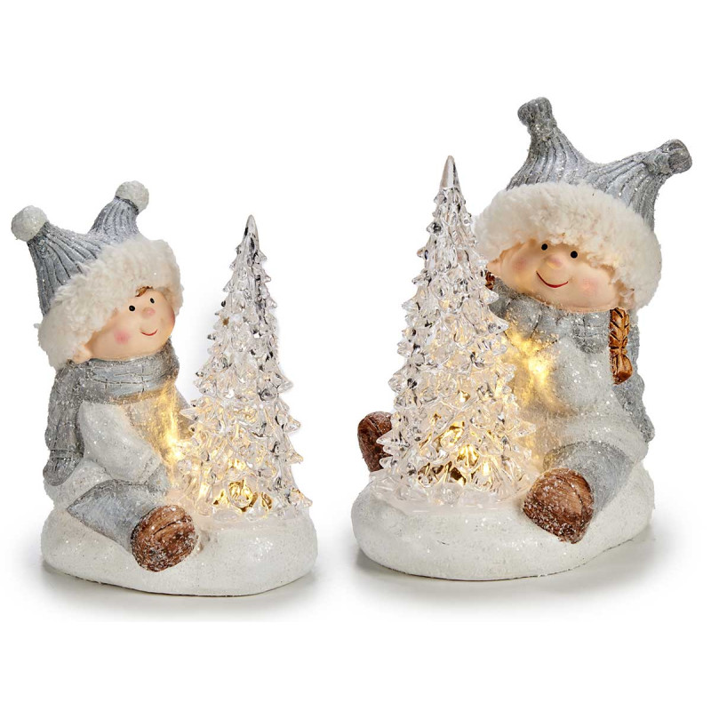 KID WITH LED TREE ASSORTED 2