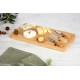 SET 4 PCS BAMBOO BOARD WITH 3 UTENSILS