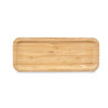 RECTANGULAR BAMBOO APPETIZER TRAY 29,5X11,5 CM