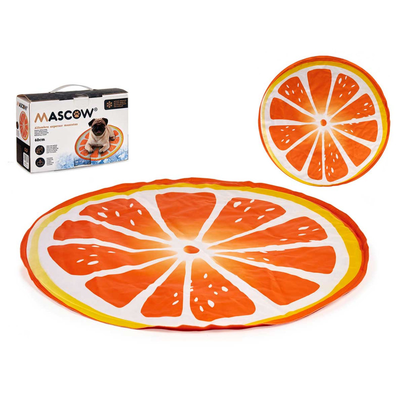 TAPETE REFRESCANTE ANIMAIS LARANJA 60CM 