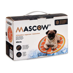 60CM REFRESHING ORANGE MASCOT MAT