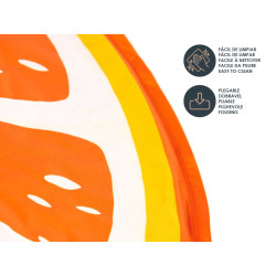 60CM REFRESHING ORANGE MASCOT MAT