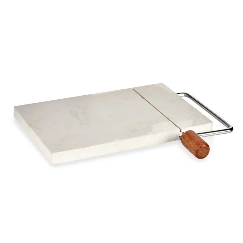 TABLE A DECOUPER FROMAGE MARBRE BLANC