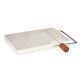 TABLE A DECOUPER FROMAGE MARBRE BLANC