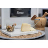 TAGLIERE FORMAGGI IN MARMO BIANCO