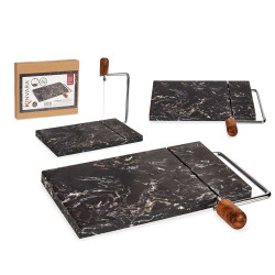 TAGLIERE PER FORMAGGI IN MARMO NERO