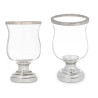 CANDLEHOLDER SILVER PLATED CONVEX CUP