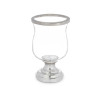 CANDLEHOLDER SILVER PLATED CONVEX CUP