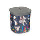 SQUARE PLASTIC PIGGYBANK ASSORT 2 ASTRONAUT