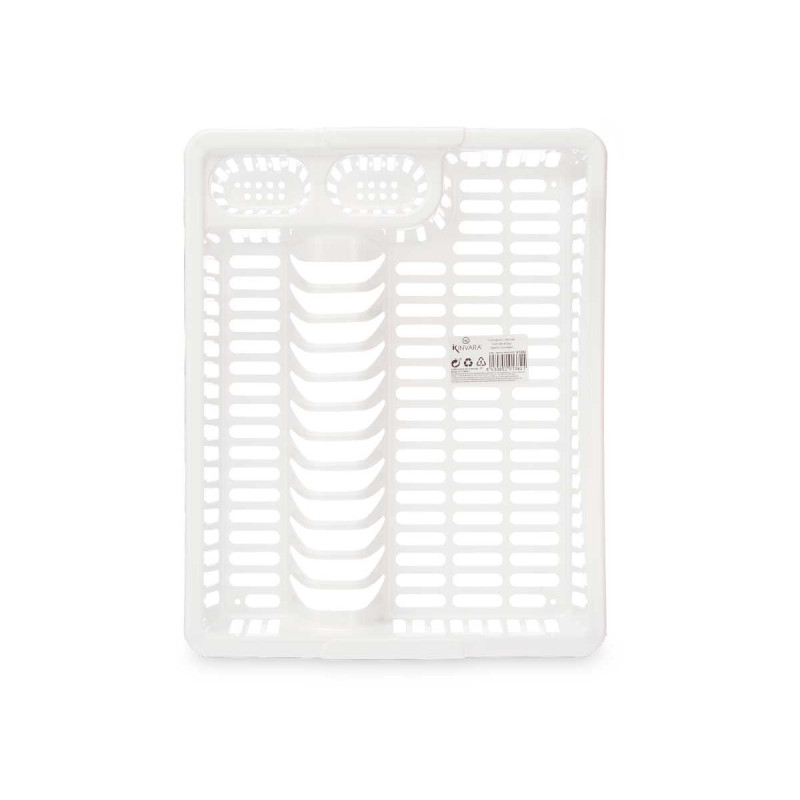 LARGE WHITE DISH DRAINER 