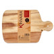 TAGLIERE IN LEGNO CON BORDO BIANCO 40CM
