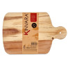 WOOD CUTTING BOARD WITH WHITE EDGE 40CM
