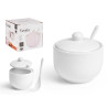 AZUCARERO BLANCO CON CUCHARA