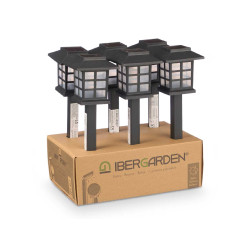 BALIZA SOLAR EXTERIOR CUADRADA