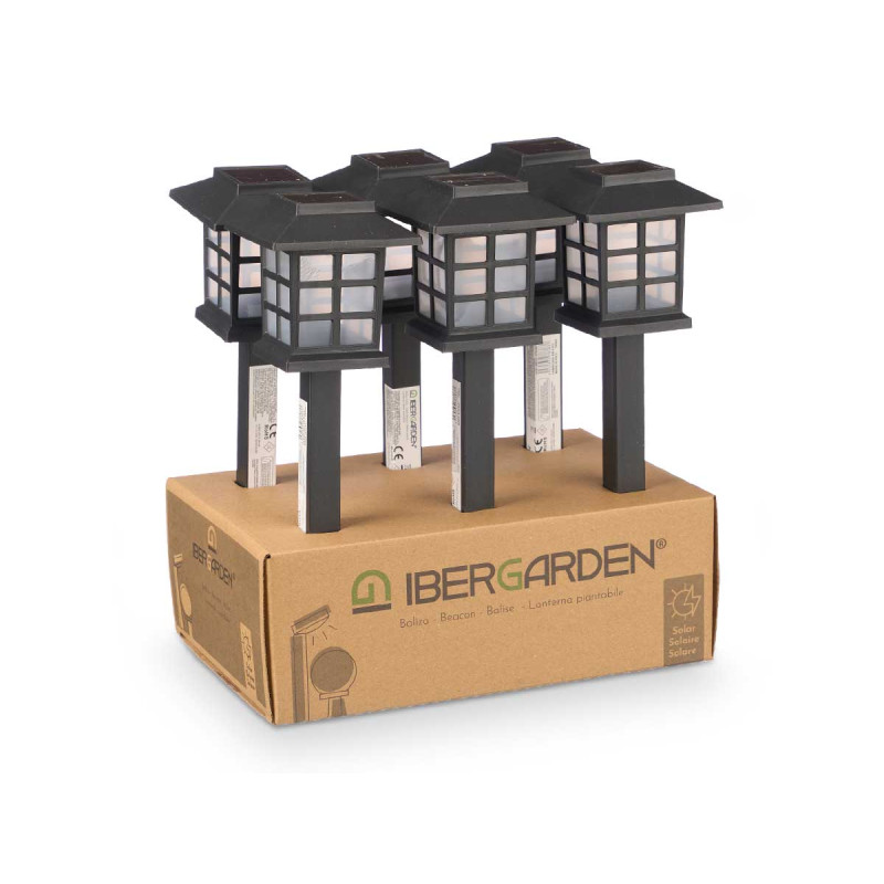 BALIZA SOLAR EXTERIOR CUADRADA
