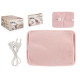 COUSSIN CHAUFFANT ÉLECTRIQUE MAIN ROSE