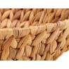 HIGH MEDIUM ROUND STRAW CENTERPIECE DISH W HANDLE 