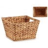 RECTANGULAR STRAW BASKET WITH HANDLES