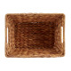 RECTANGULAR STRAW BASKET WITH HANDLES