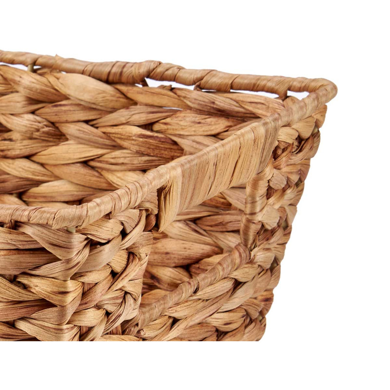 CESTO RECTANGULAR DE PALHA COM PEGA