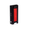 CONJ 8 VELAS VERMELHAS 20 CM 8 HORAS