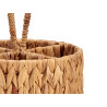 RANGE COUVERTS EN PAILLE ROND AVEC 4 CREUX