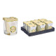 BOUGEOIR BOUGIE BLOC VANILLIER