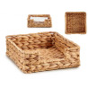 PORTE SERVIETTES DE TABLE CARRE EN PAILLE