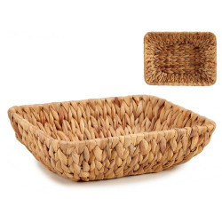 RECTANGULAR STRAW CENTERPIECE DISH
