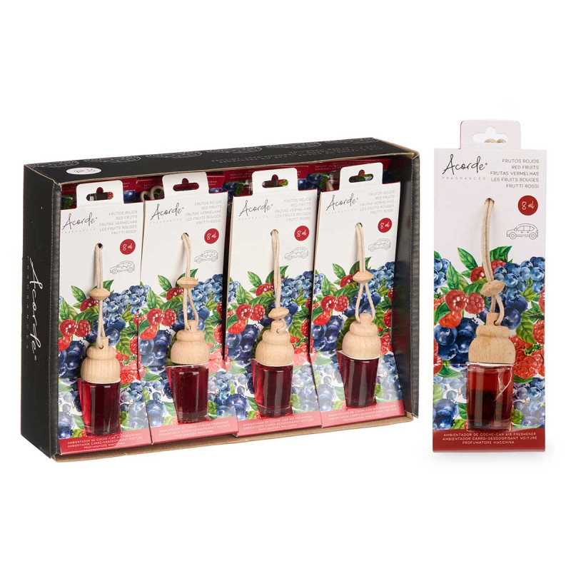 AMBIENTADOR CARRO FRUTOS VERMELHOS 8ML