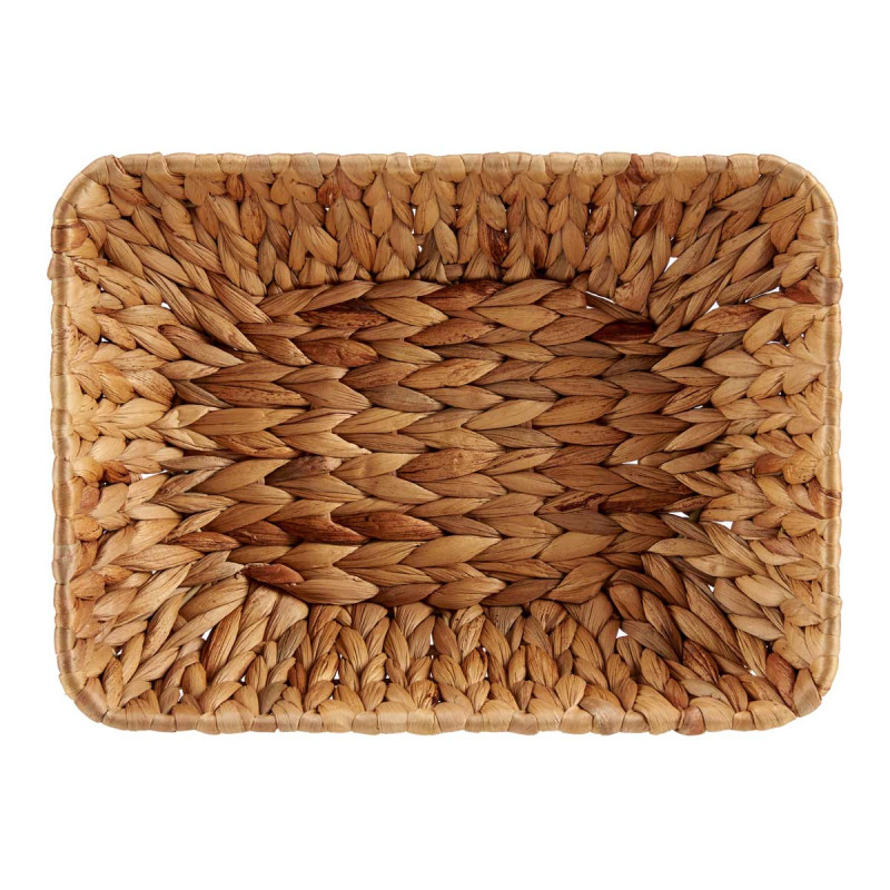 RECTANGULAR STRAW CENTERPIECE DISH