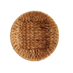 ROUND STRAW CENTERPIECE DISH