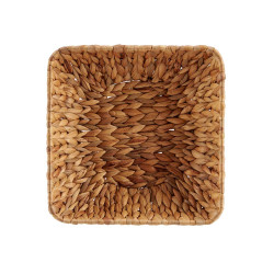 SQUARE STRAW CENTERPIECE DISH
