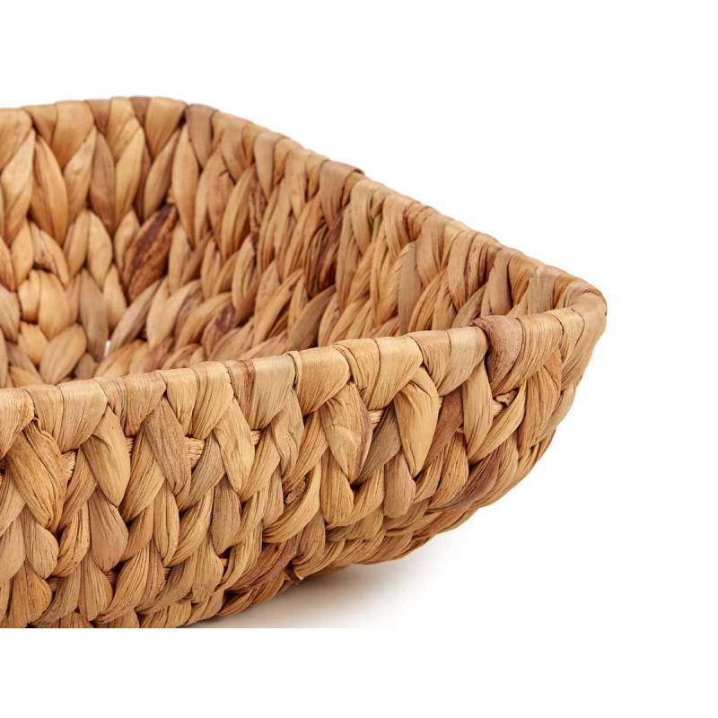 PLAT DECORATIF CARRE EN PAILLE 