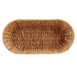 PLAT DECORATIF OVALE EN PAILLE 