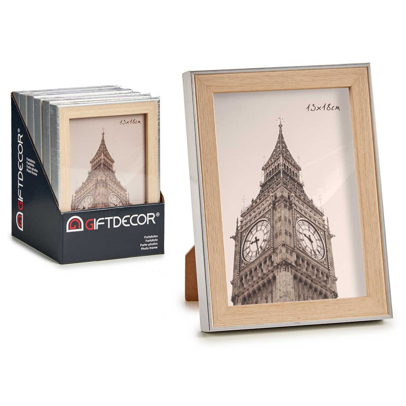 13X18CM SILVER WOOD COLOUR PHOTOFRAME 