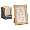 10X15CM GOLD WOOD COLOUR PHOTOFRAME 